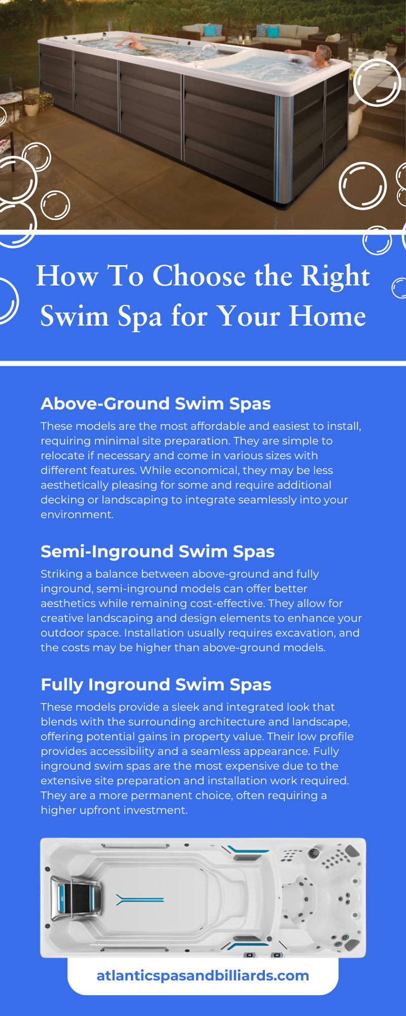 How To Choose the Right Swim Spa for Your Home